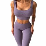 SupremeFit komplet sivo/ljubičasti